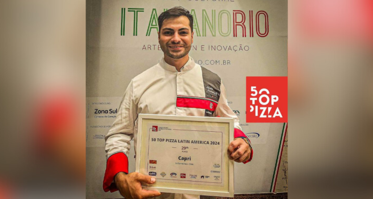 Pizzería chilena es elegida entre las mejores 50 de América Latina por los “Oscar de las Pizzerías”