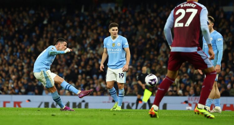 Manchester City apabulló al Aston Villa por Premier League.