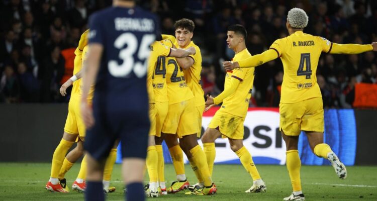 Barcelona sorprendió al PSG en París por la Champions League