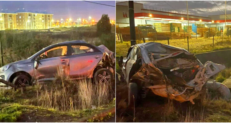 Puerto Montt: un muerto deja choque de automóvil con rampa de camión en la Ruta 5 Sur