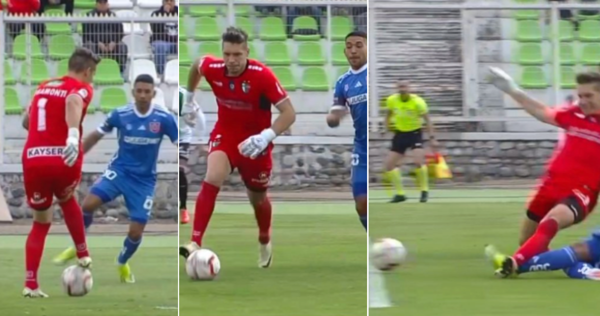 El error de Rigamonti y la viveza de Palacios para el gol de la U.