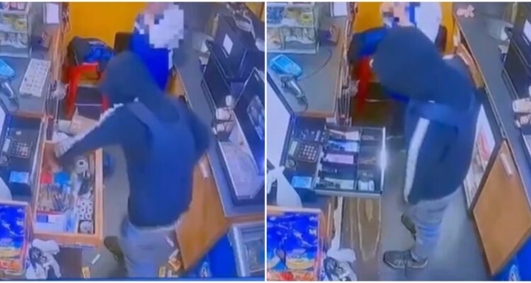 Retienen a delincuente en servicentro de Los Ángeles