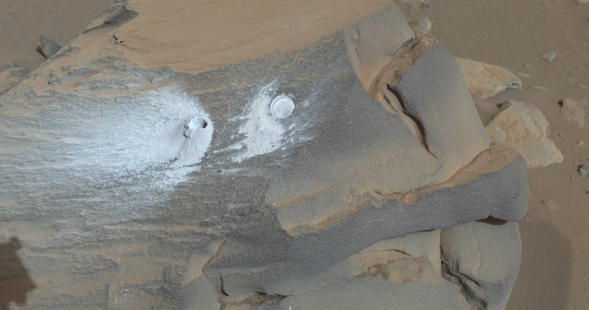 El rover Perseverance encontró una especial roca que podría contener evidencia de vida en Marte