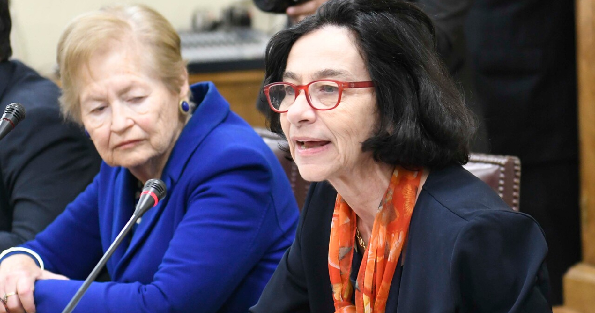 Rosanna Costa presidenta del Banco Central y directorio en la comisión de hacienda donde realizan el Informe de Política Monetaria (IPoM) en el Congreso nacional en Valparaiso