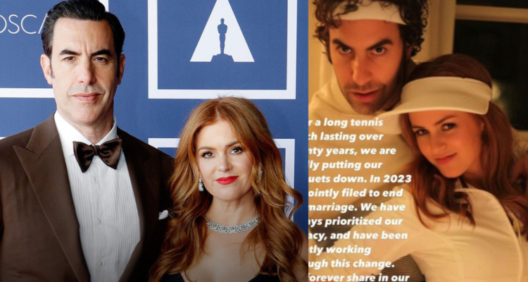 Sacha Baron Cohen y Isla Fisher ponen fin a su matrimonio tras 13 años: la actriz lo confirmó en redes