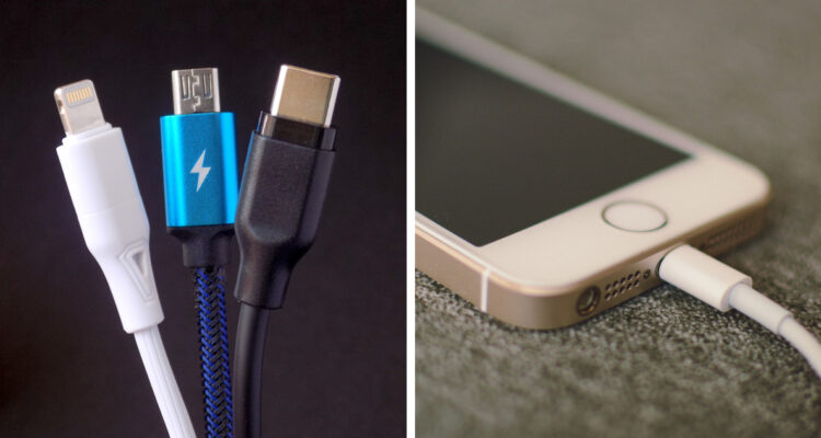 imágenes contexto de conectores usb y celulares