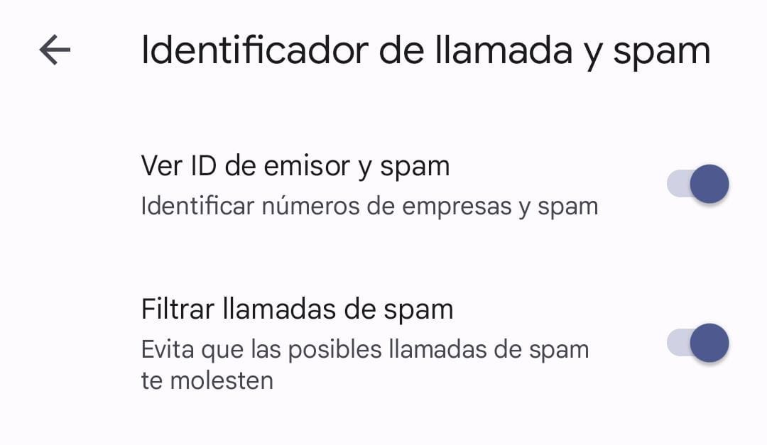 Cómo evitar llamadas de spam en Google