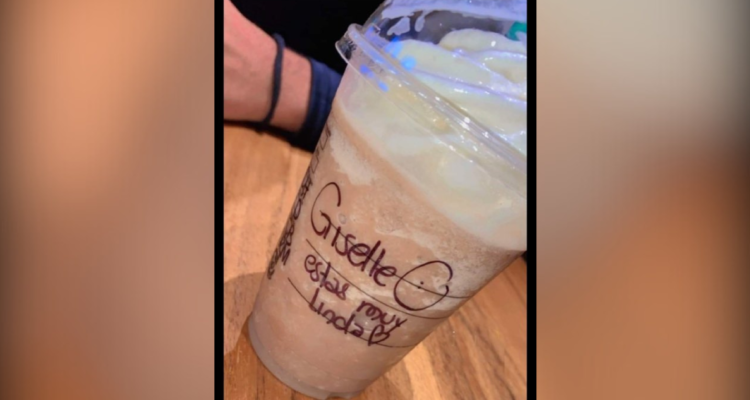 Mujer acusa a barista de Starbucks de acosarla por mensaje en su café: “Giselle, estás muy linda”