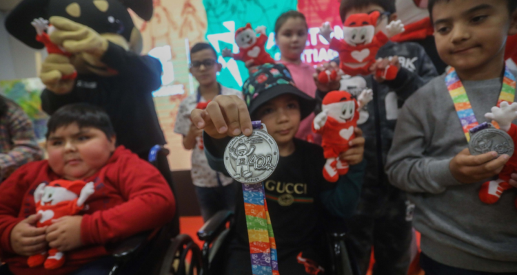 La maratón con medallas de la Teletón.