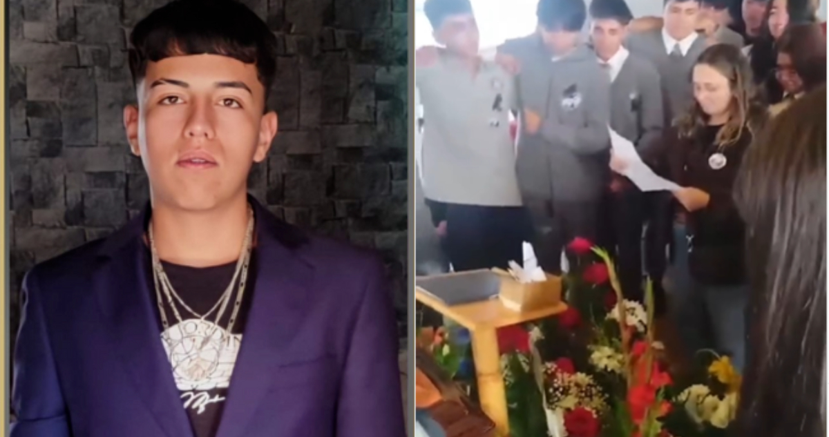 Estudiante asesinado en Lota es despedido por compañeros