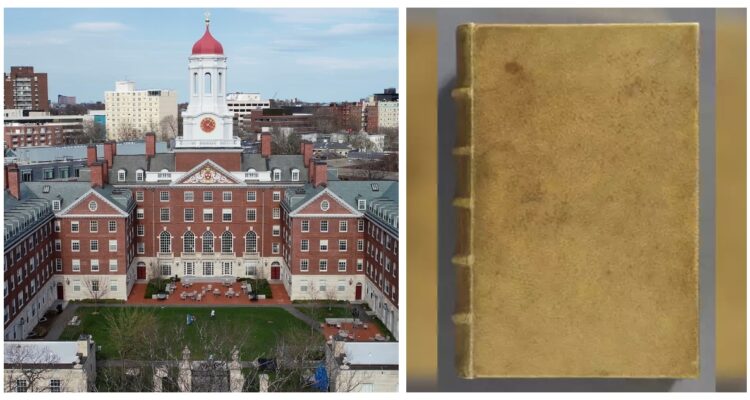 Universidad de Harvard retira piel humana que forraba uno de los libros de su biblioteca