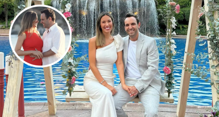 Vanesa Borghi junto a su esposo, Carlos Gárces