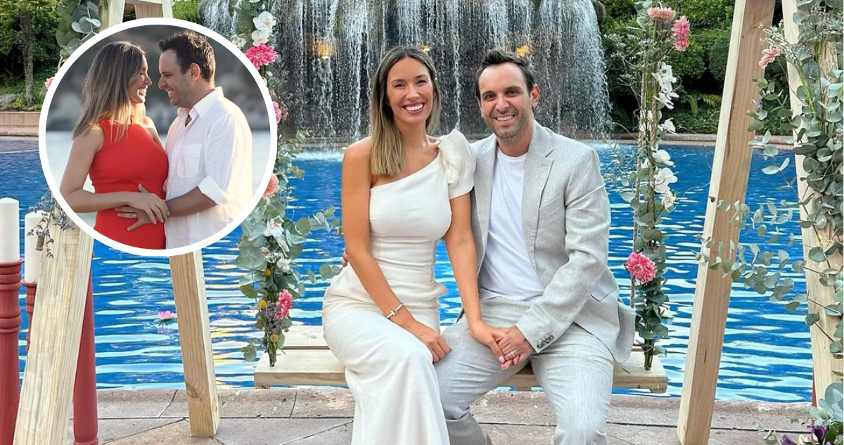 Vanesa Borghi junto a su esposo, Carlos Gárces