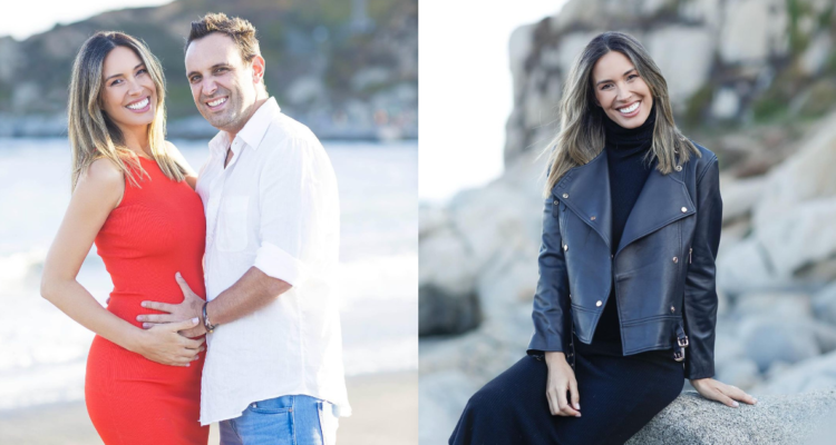 Vanesa Borghi junto a Carlos Gárces en sesión de fotos de su segundo embarazo