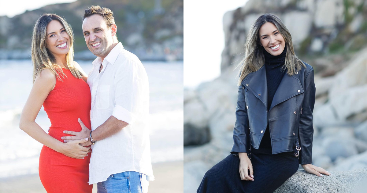 Vanesa Borghi junto a Carlos Gárces en sesión de fotos de su segundo embarazo