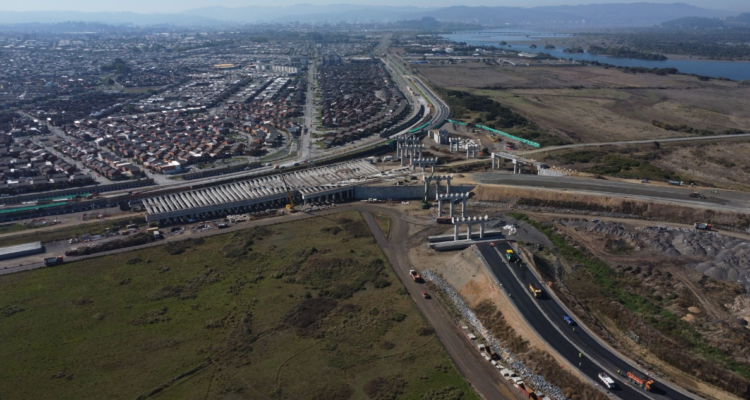 Obras de Puente Industrial por denuncias de vecinos de Hualpén