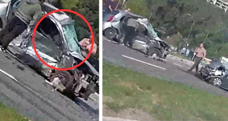 Video revela segundos posteriores al choque frontal que dejó un muerto y un herido en costanera entre Concepción y Chiguayante