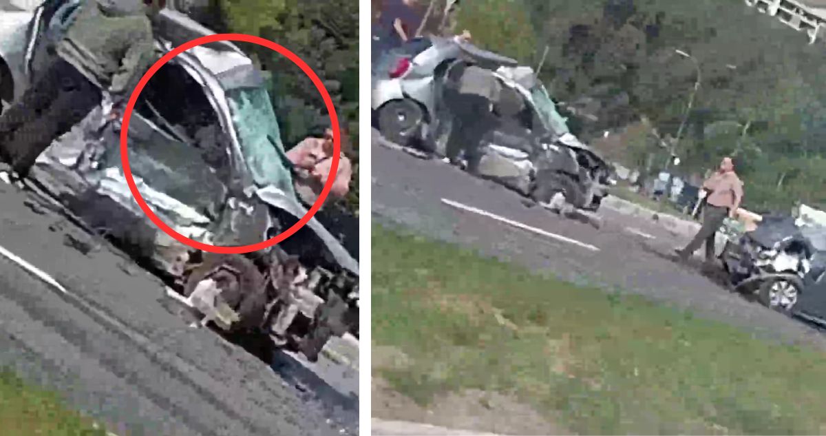 Video revela segundos posteriores al choque frontal que dejó un muerto y un herido en costanera entre Concepción y Chiguayante