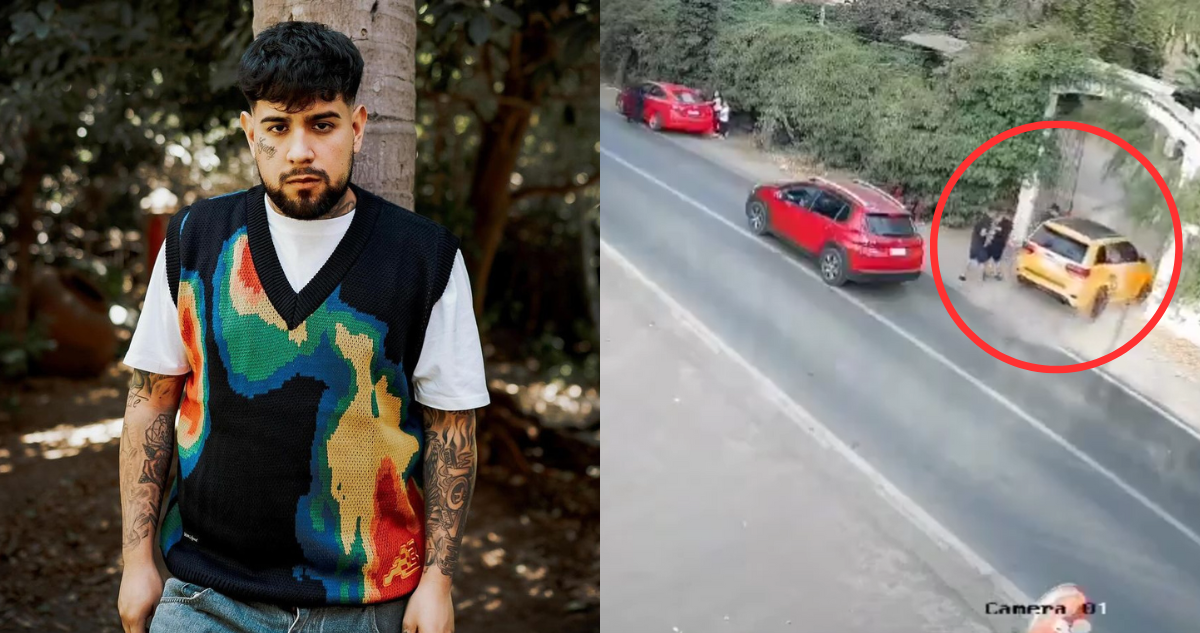 Artista Urbano Julianno Sosa (izquierda) y video de baleo (derecha)