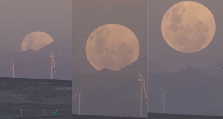 Video de la luna llena rosa