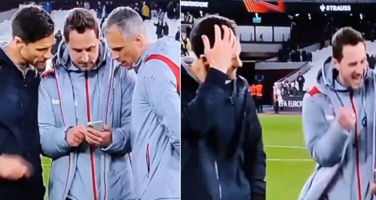 El festejo de Xabi Alonso y su equipo tras conocer el próximo rival de Europa League del Bayer Leverkusen