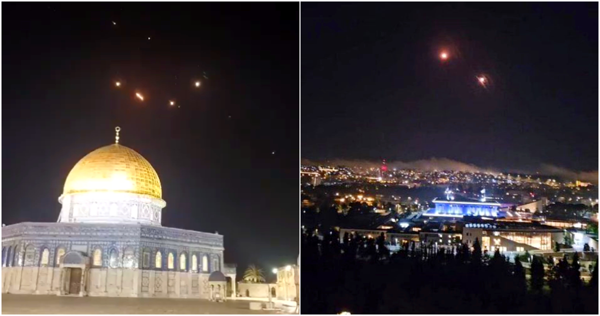 VIDEOS | Ataque sin precedentes con misiles y drones de Irán llega a Israel