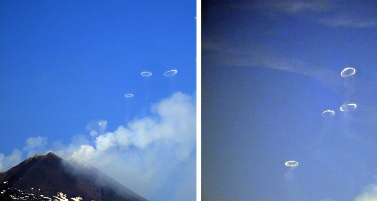 Volcán Etna en Italia sorprende por expulsar inusuales anillos de humo ¿Por qué se producen?