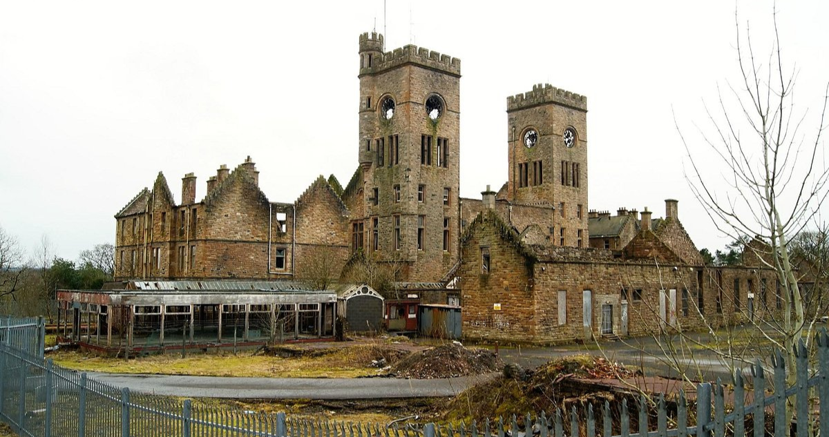 El antiguo hospital de Hartwood en Escocia