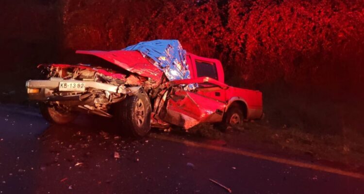 Un muerto y 6 personas lesionadas deja accidente de tránsito en ruta que une Curacautín y Lonquimay