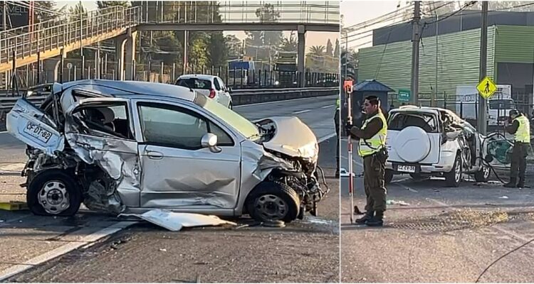 Conductor ebrio genera grave accidente en la Ruta 5: su acompañante está en riesgo vital