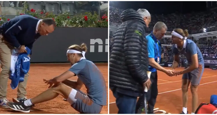 Alexander Zverev tenis caída