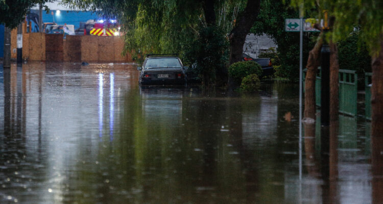 Autoridades culpan a inmobiliaria por inundaciones en casas de Quilicura: alcaldesa paralizó obras