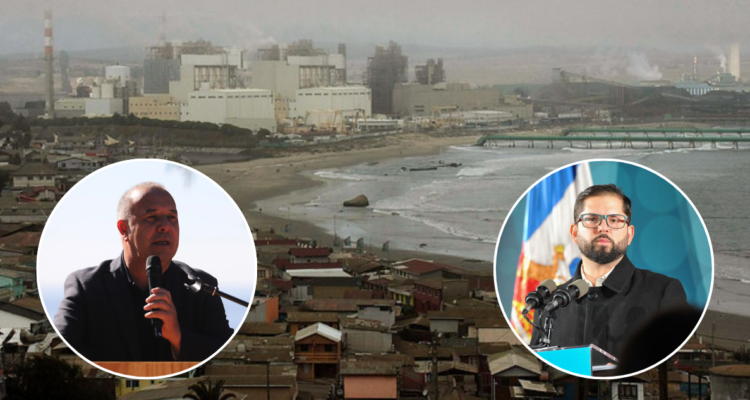 Quintero: alcalde solicitará reunión con presidente Boric tras episodios de contaminación en la comuna