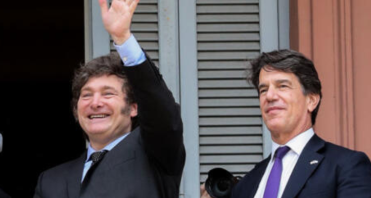 Javier Milei y su ex jefe de gabinete, Nicolás Posse