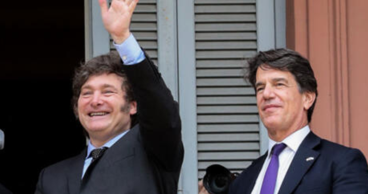 Javier Milei y su ex jefe de gabinete, Nicolás Posse