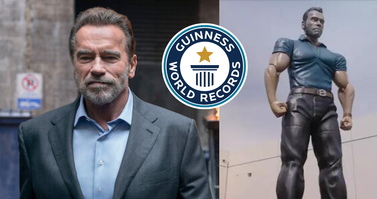 Arnold Schwarzenegger logra nuevo Record Guiness: inspiró la figura de acción más grande del mundo