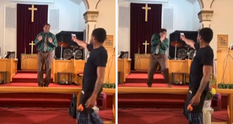 Un hombre le intentó dispar a un pastor que daba un servicio religioso en una iglesia en Pensilvania. Todo quedó registrado en una transmisión en vivo.