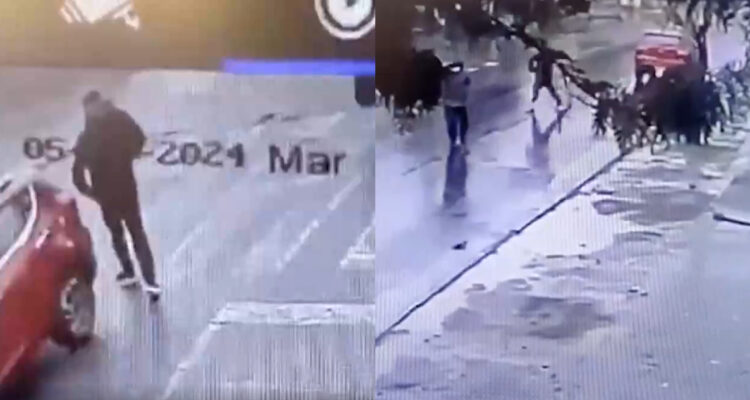 Videos revelan actuar de sujeto que atropelló a anciano tras confundirlo con asaltante en Puente Alto