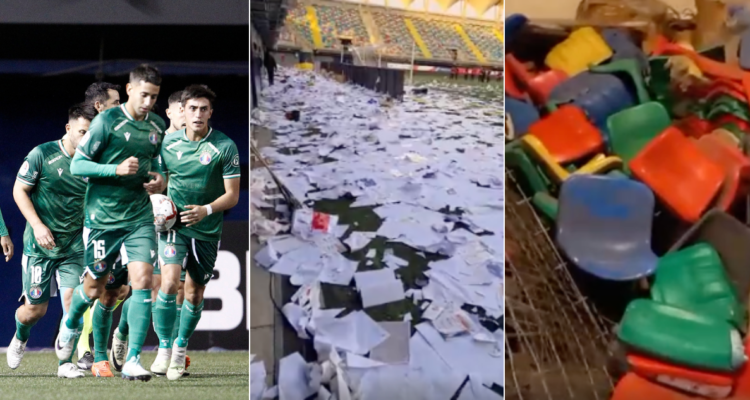 Audax italiano arremete tras destrozos que los dejaron sin estadio.