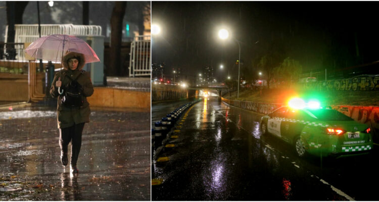 Balance sistema frontal en la RM: 4 casas afectadas, 56 mil clientes sin luz y pasos inundados