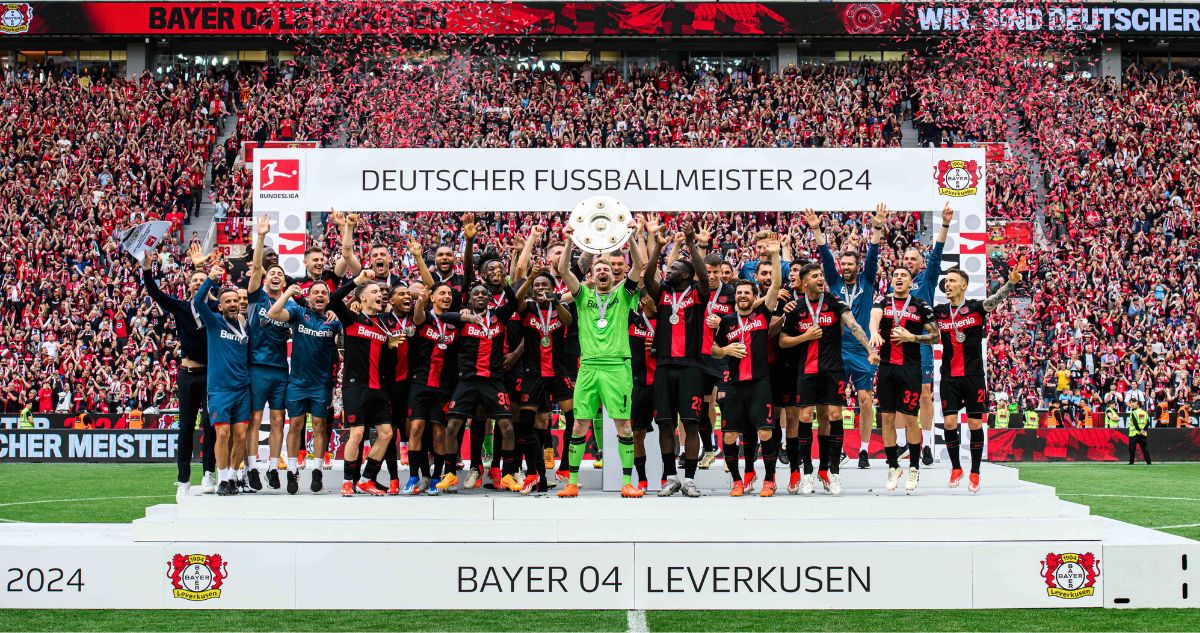 Bayer Leverkusen, campeón invicto de la Bundesliga
