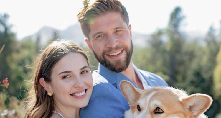 Belén Soto junto Branko Bacovich en su matrimonio