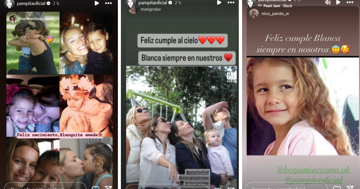 Pampita sube fotos por nacimiento de su hija Blanca Vicuña