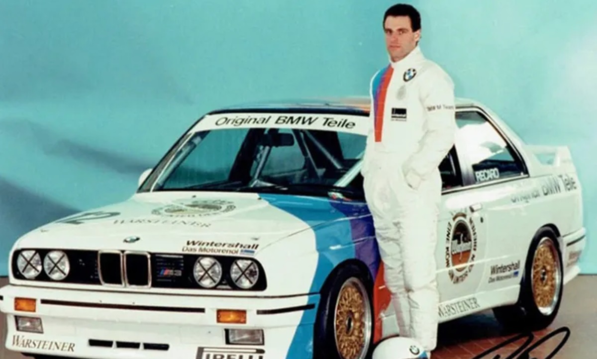 Roland Ratzenberger en el equipo BMW de resistencia. 