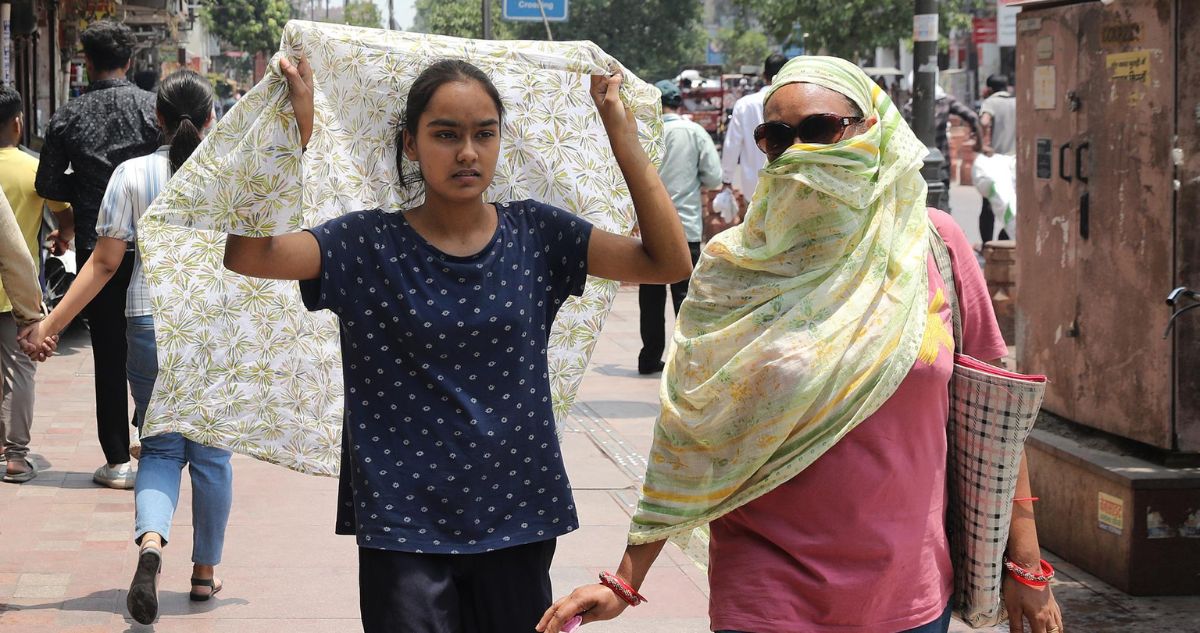 Golpe de calor en el norte de India