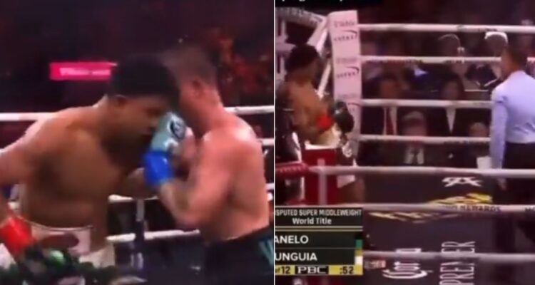 Aseguran que Canelo Álvarez evitó la caída a la lona de Munguía en Las Vegas