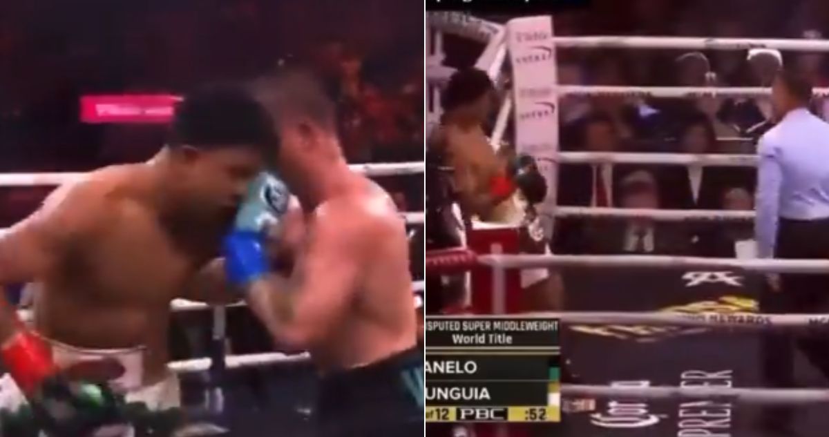 Aseguran que Canelo Álvarez evitó la caída a la lona de Munguía en Las Vegas