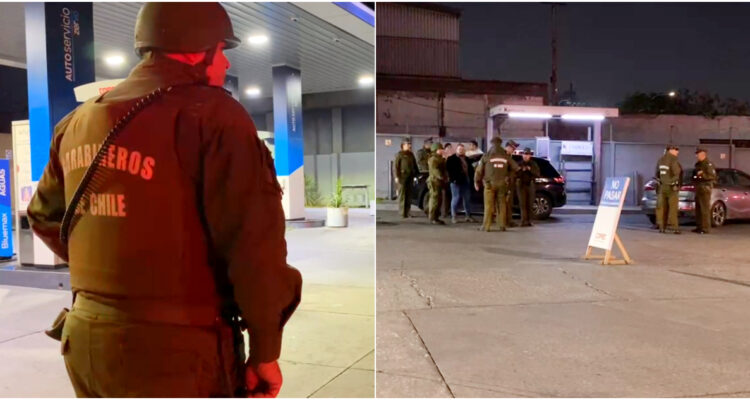 Carabineros de franco frustran asalto en Copec de Santiago: un funcionario disparó contra delincuentes