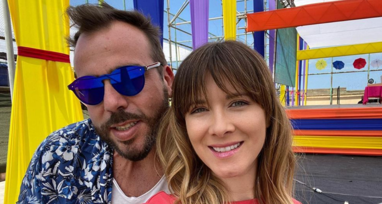 Carla Jara junto a Francisco Kaminski antes de su separación