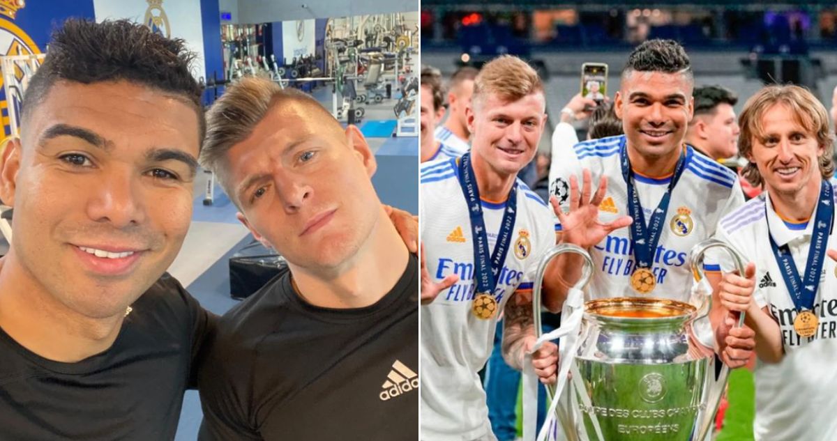 Casemiro y su especial dedicatoria a Toni Kroos